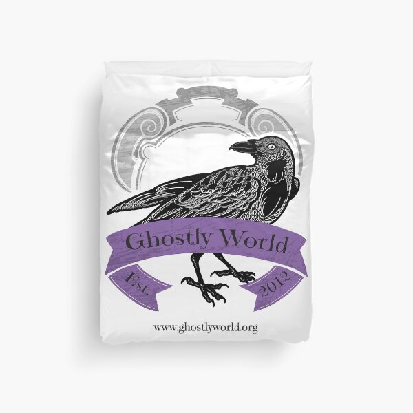 Artikelvorschau, Ghostly World Rustic Logo (Lila) Dunkler Text entworfen und verkauft von GhostlyWorld.