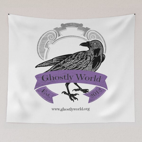 Item preview, Ghostly World Rustic Logo (Purple) Dark Text designed and sold by GhostlyWorld.
