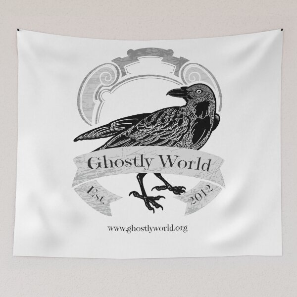 Item preview, Ghostly World Rustic Logo (White) Dark Text designed and sold by GhostlyWorld.