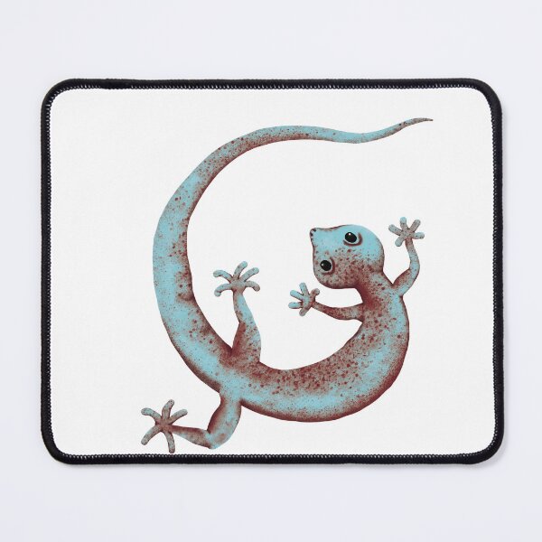 Item preview, Cute Gecko Sticker | Little Green Friend Serotonin Art designed and sold by More Prussian Blue.