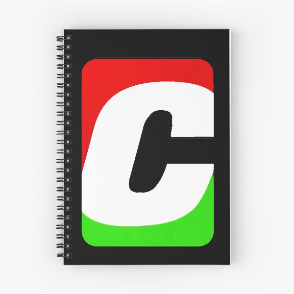 Item preview, Bold White Italicized Letter C Graphic Over A Divided Red And Green designed and sold by EverythingART's.