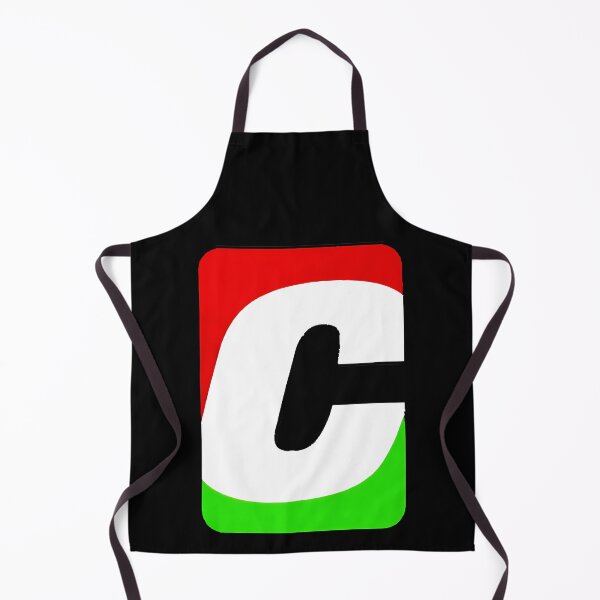 Item preview, Bold White Italicized Letter C Graphic Over A Divided Red And Green designed and sold by EverythingART's.