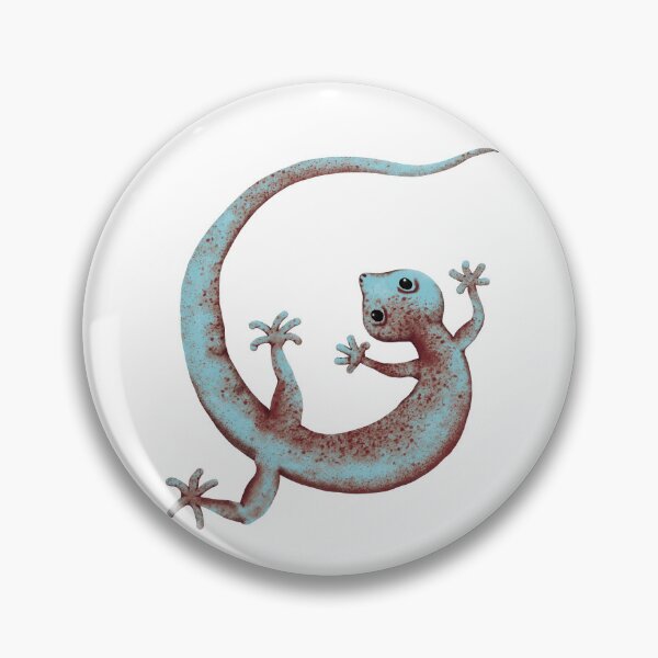 Item preview, Witchy Gecko Familiar Forest Spirit Art | Magical Nature Sticker designed and sold by More Prussian Blue.