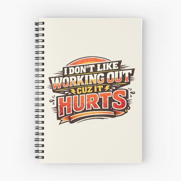 Item preview, I Don't Like Working Out Cuz It Hurts, Aggressive Gym Humor designed and sold by graphic-genie.