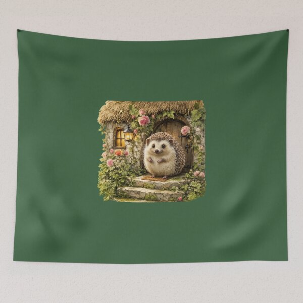 Item preview, Hedgehog Cottage Door Fairycore  designed and sold by MagicMakerPh⭐⭐⭐⭐⭐.