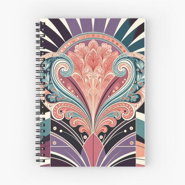 Item preview, Intricate Pink Teal Floral Mandala Wall Art designed and sold by IntelliMindDesigns.