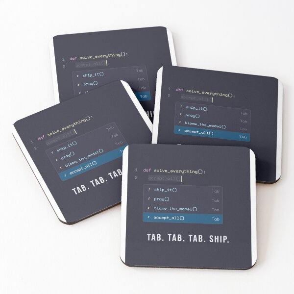 Item preview, Describe, Accept, Repeat Until It Compiles or You Cry — Funny AI Coding Assistant Quick-Start Tee designed and sold by Studio Deadpan.
