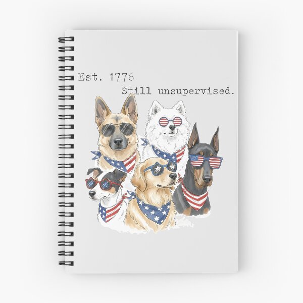 Item preview, Unsupervised 4th of July Dogs designed and sold by Made 4 U Studio.