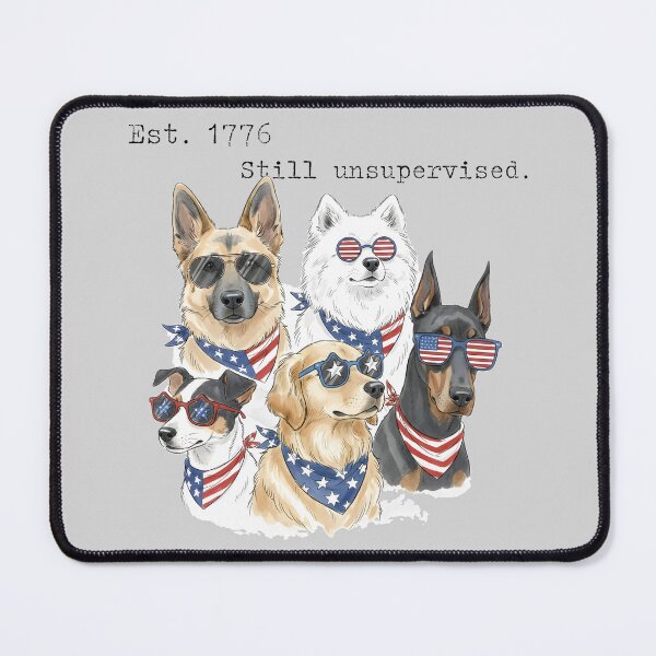Item preview, Unsupervised 4th of July Dogs designed and sold by Made 4 U Studio.