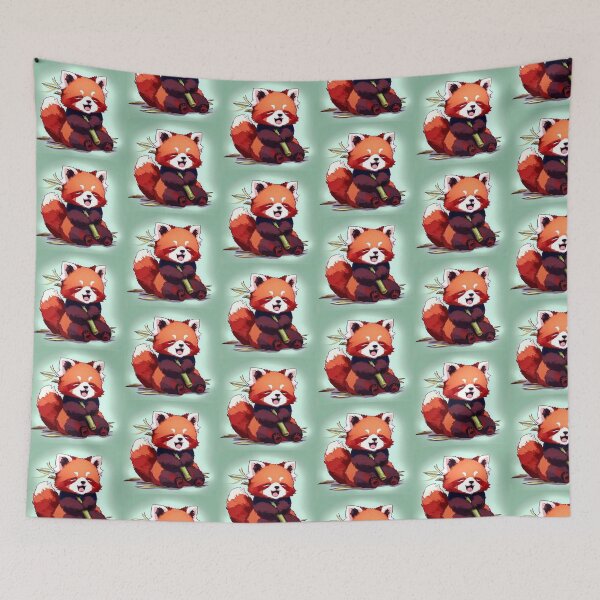 Item preview, Cute Red Panda Chibi Artwork  designed and sold by NivyasArtistry.