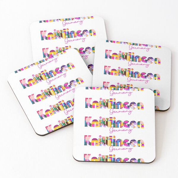Item preview, Knittlingen, Germany, Vibrant Abstract City Typography Art designed and sold by Wanderful-roads.