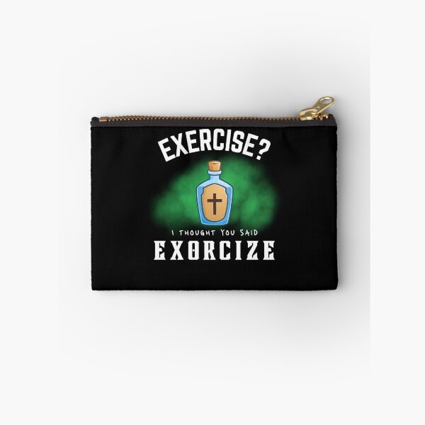 Item preview, Exercise? I Thought You Said Exorcize Funny Paranormal Demon designed and sold by GhostlyWorld.