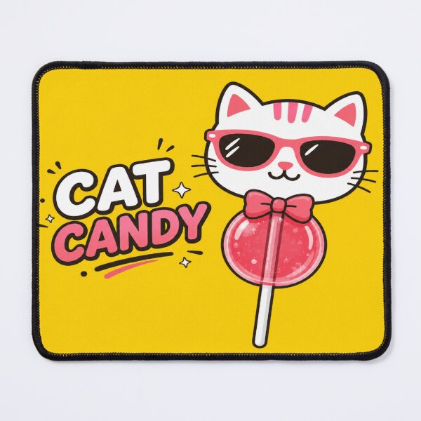 Item preview, Cat Candy Cool Lollipop Graphic Design designed and sold by ArtoryNest.