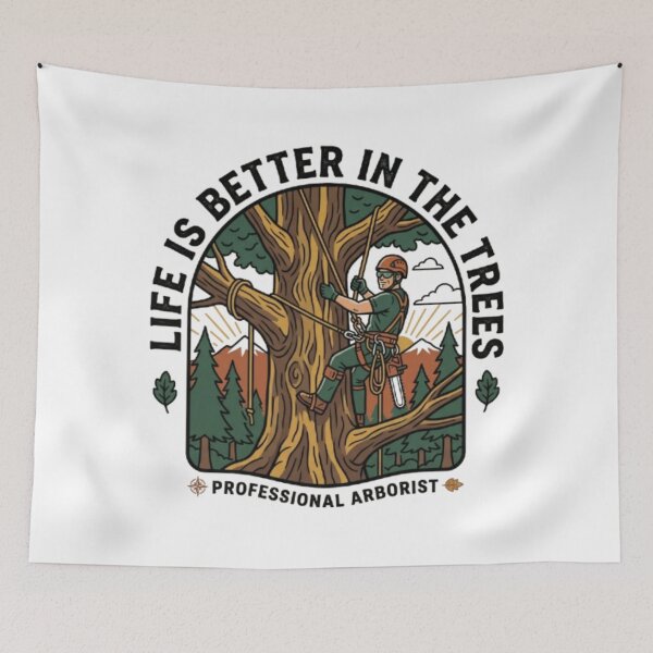 Item preview, Life Is Better In The Trees designed and sold by PixelStyle Studio.