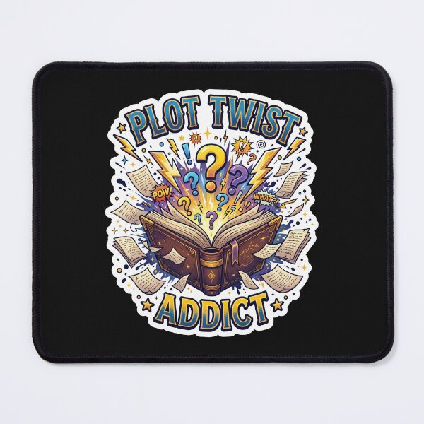Item preview, Plot Twist Addict Funny Book Lover Design designed and sold by Pixel Analytics.