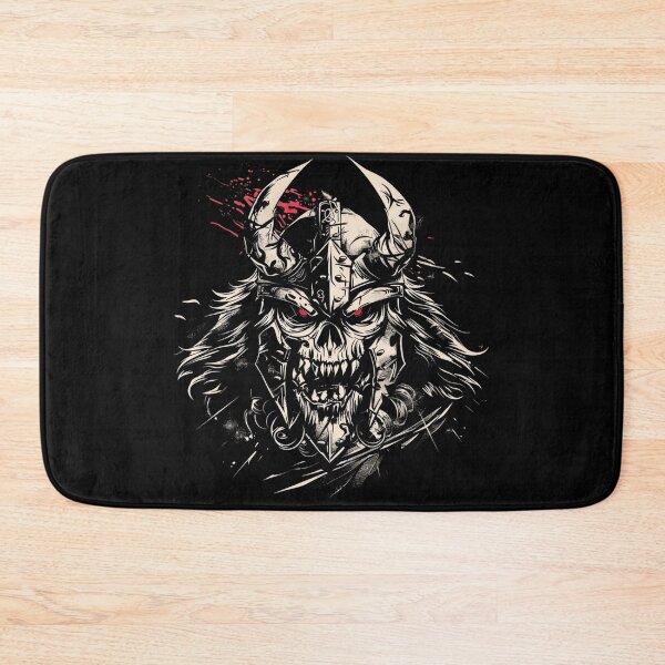 Item preview, Viking Skull Darkwear T-Shirt– Grimdark Undead Streetwear Tee designed and sold by VectorForge.