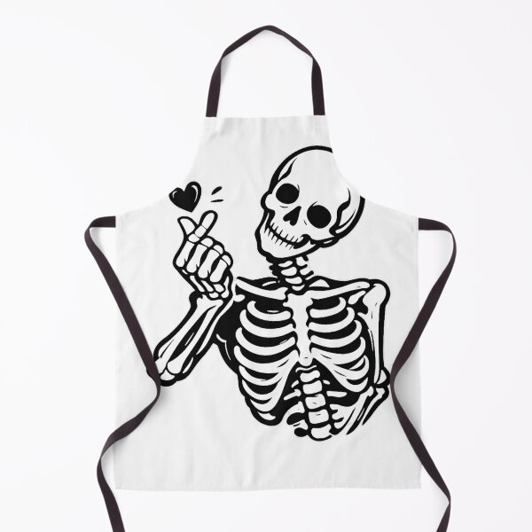 Item preview, Skeleton Finger Heart Cute Gothic Love Halloween designed and sold by Grump and Co.
