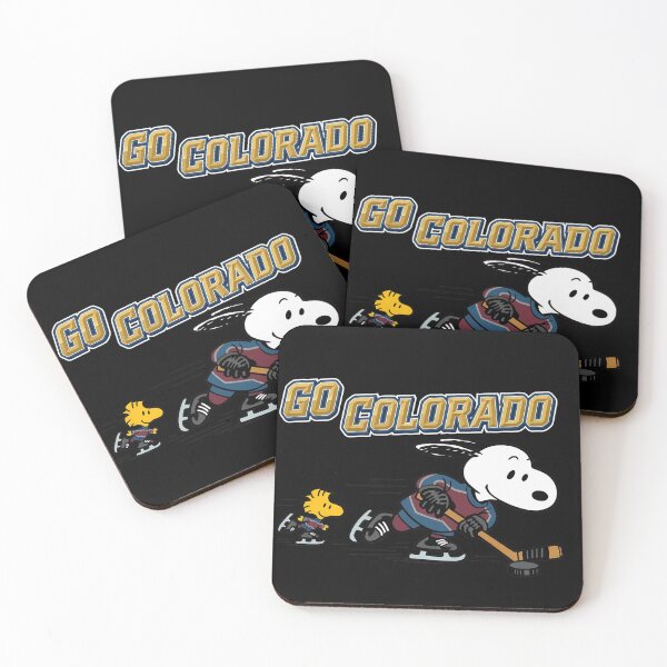 Item preview, GO COLORADOO Snoopy Hockey Peanuts designed and sold by WilliamFerris.