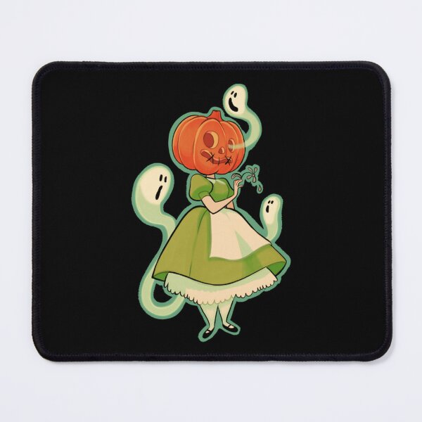 Item preview, Cottagecore Pumpkin Girl in Vintage Autumn Dress Art designed and sold by Melivillosart.