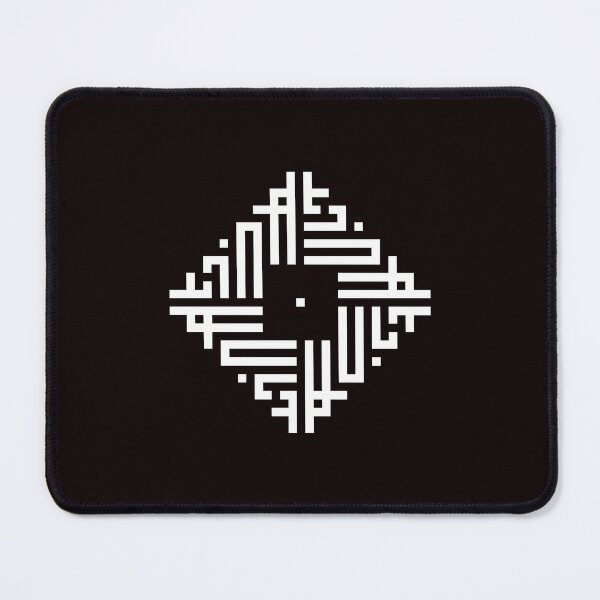 Item preview, LINA | White | Modern Geometric Kufi Calligraphy | From Name to Art designed and sold by FOR YOUR NAME.
