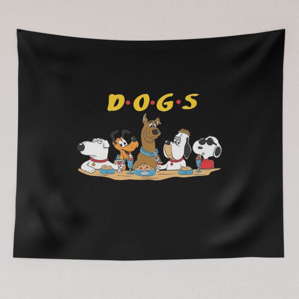 Item preview, D.O.G.S Cartoons Crossovers Friends Parody  designed and sold by catlolistore.