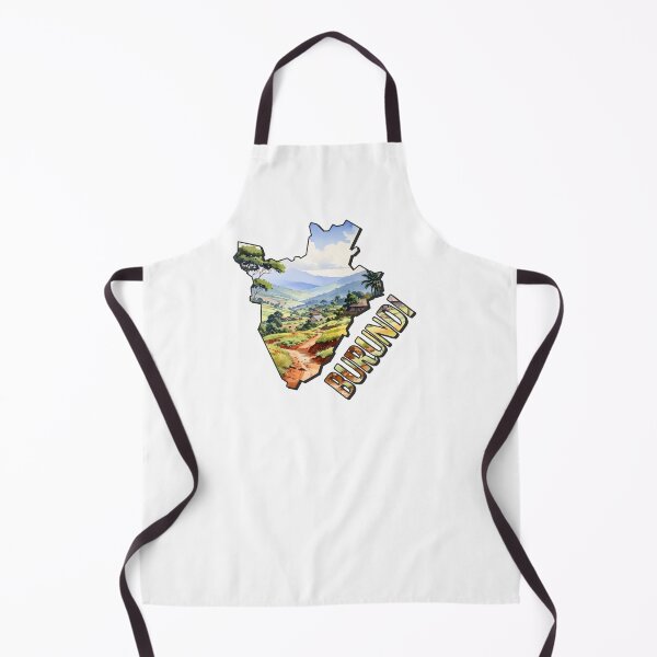 Item preview, Burundi Watercolor Map designed and sold by Motivburg.