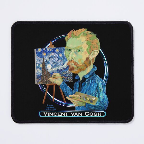 Item preview, Vincent Van Gogh, Dutch Post Impressionist Modern Pioneer designed and sold by Littermin.