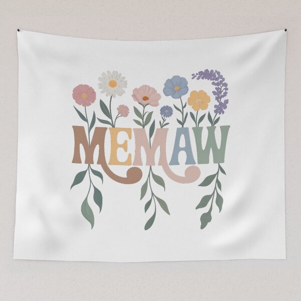 Item preview, Memaw Women Wildflower Floral Memaw designed and sold by SapfireStuArt.