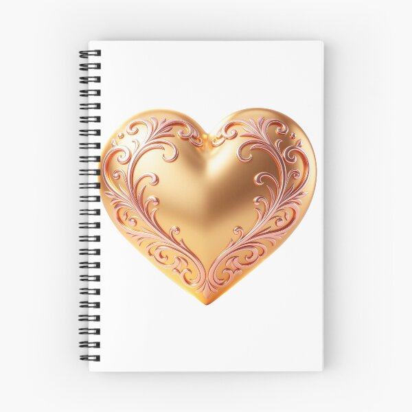 Item preview, Ornate Golden Heart Filigree designed and sold by WonderDokkan.