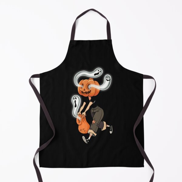 Item preview, Spooky Pumpkin Head Kid Gathering Halloween Candy Art designed and sold by Melivillosart.