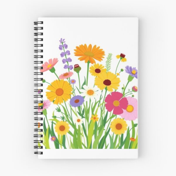 Item preview, Wildflower Bouquet Flat Floral - Modern Graphic Ar designed and sold by QuirkThreadsCo.