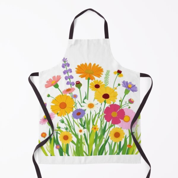 Item preview, Wildflower Bouquet Flat Floral - Modern Graphic Ar designed and sold by QuirkThreadsCo.
