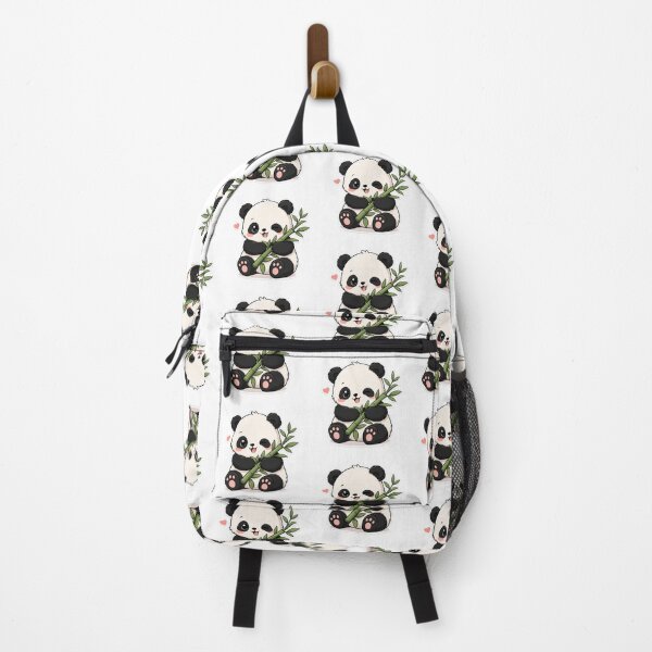 Item preview, Cute Panda with Bamboo Sticker | Kawaii Baby Panda designed and sold by Moodexa.