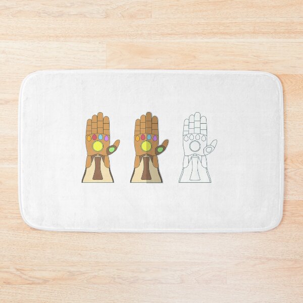Item preview, Minimalist Power Glove Vector | Fantasy Gem Gauntlet Illustration | Cartoon Magic Hand Design | thanos gauntlet designed and sold by amareshdas008.