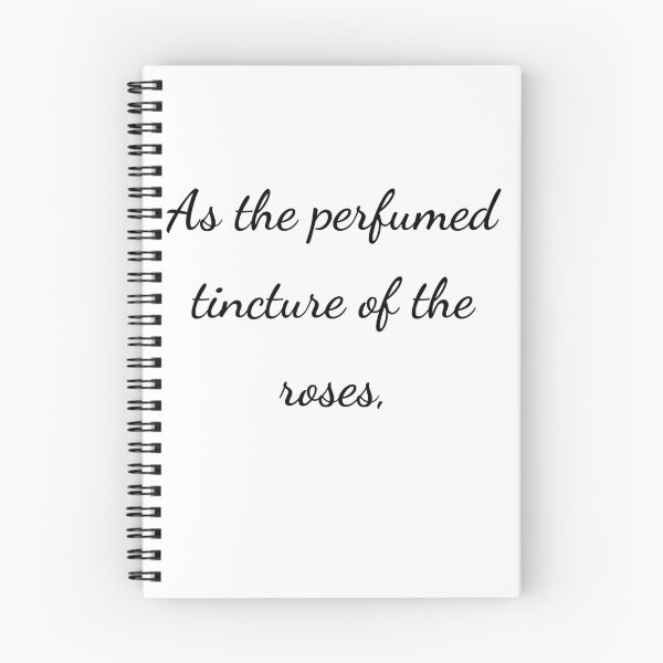 Item preview, "As the perfumed tincture of the roses," - handwriting black designed and sold by ariksworld.