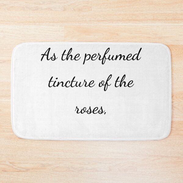 Item preview, "As the perfumed tincture of the roses," - handwriting black designed and sold by ariksworld.