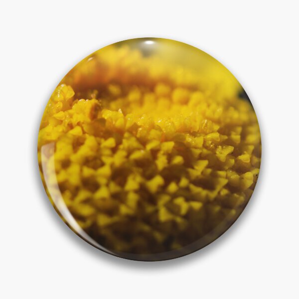 Item preview, Macro Close-Up Of Yellow Daisy Flower Center With Petals And Pollen Texture designed and sold by Nmallia.