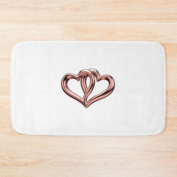 Item preview, Interlocking Rose Gold Hearts designed and sold by WonderDokkan.