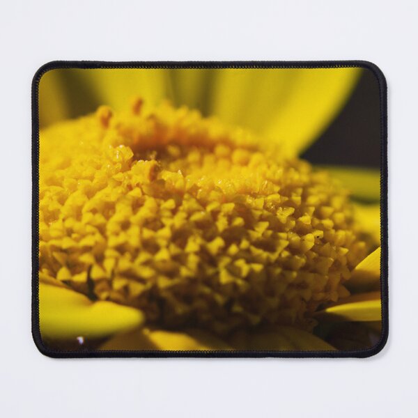 Item preview, Macro Close-Up Of Yellow Daisy Flower Center With Petals And Pollen Texture designed and sold by Nmallia.