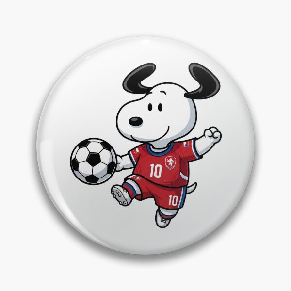 Item preview, Snoopy Czechia Soccer Fan World Cup designed and sold by VincentMoore96.