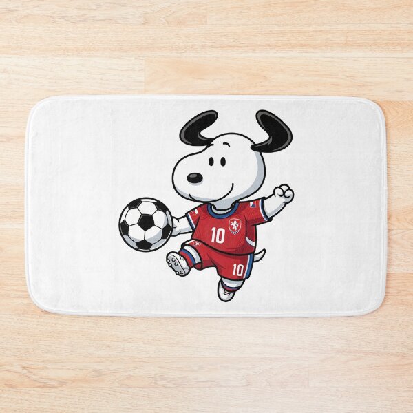Item preview, Snoopy Czechia Soccer Fan World Cup designed and sold by VincentMoore96.
