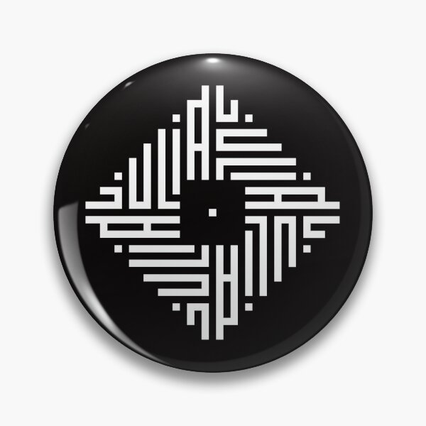 Item preview, JULIA | White  | Modern Geometric Kufi Calligraphy | From Name to Art   designed and sold by FOR YOUR NAME.