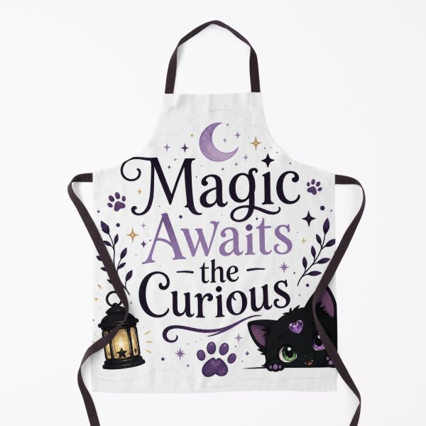 Item preview, Magic Awaits the Curious designed and sold by Potions-and-Paw.