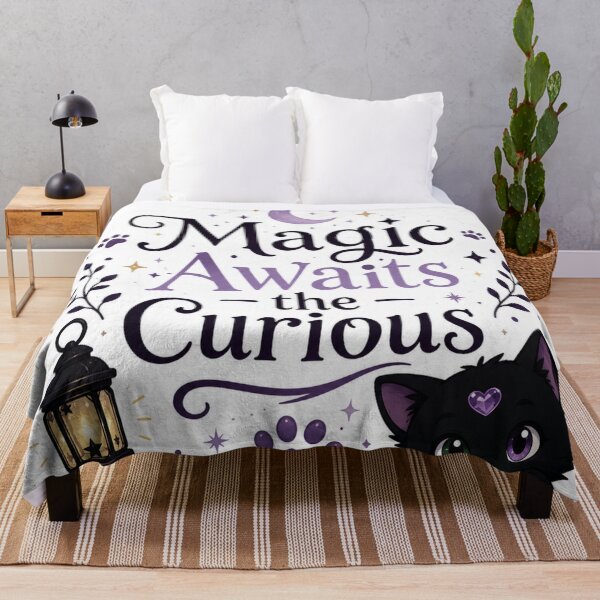 Item preview, Magic Awaits the Curious designed and sold by Potions-and-Paw.