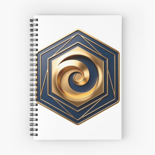 Item preview, Geometric Golden Spiral Hexagon designed and sold by WonderDokkan.