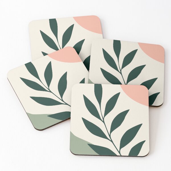 Item preview, Minimalist Botanical Branch and Boho Geometric Shapes designed and sold by TatinkaArtskill.