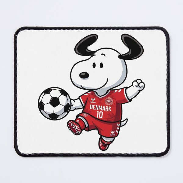 Item preview, Snoopy Denmark Soccer Fan World Cup designed and sold by VincentMoore96.