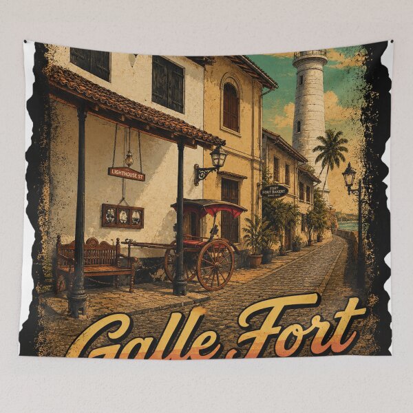 Item preview,  "Galle Fort Vibes" Lighthouse Street, designed and sold by GooniSL.