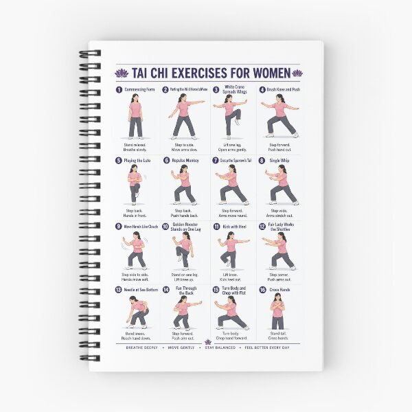 Item preview, Tai Chi Exercises For Women , Tai Chi Workout  For Women, Tai Chi Exercises Chart, Tai Chi Workout Chart designed and sold by Donna6778.
