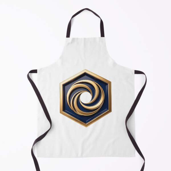 Item preview, Dynamic Golden Vortex Hexagon Emblem designed and sold by WonderDokkan.
